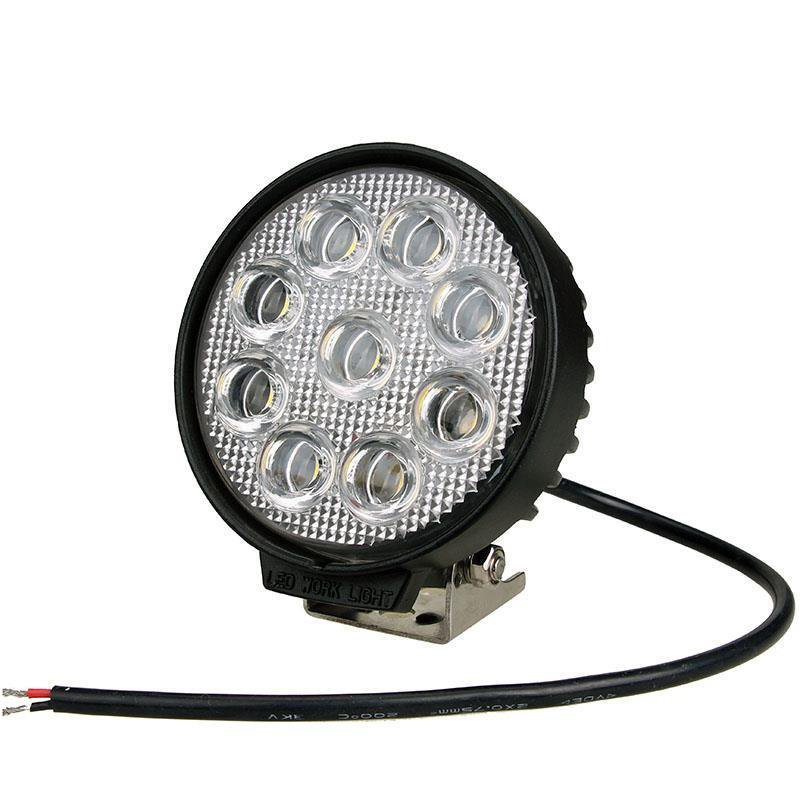 LIGHTPARTZ® LED Arbeitsscheinwerfer 27W 1700lm Spot Light 10° 10-30V OFFROAD