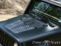 Preview: Poison Spyder Motorhaubenhutze schwarz - Wrangler JK 13 - 18