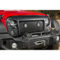 Preview: Rugged Ridge Spartan Kuehlergrilleinsatz mit zwei LED Jeep JK 07-18