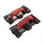 Preview: Rugged Ridge Haltegriffe rot/ schwarz Ueberrollbuegel Jeep JL18-