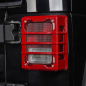 Preview: Rugged Ridge Elite Tail Light Guards/ Schutzgitter Rückleuchte Jeep Wrangler JK 07-18  rot