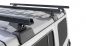 Preview: RHINO RACK HEAVY DUTY (3) 1500MM,SCHWARZ BACKBONE+RCL, JEEP WRANGLER JL, 4-TRG.