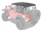 Preview: Cable-style Bikinitop Safari Black Diamond - 2-Tuerer Wrangler JK 10 - 18