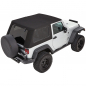 Preview: Trektop Pro  Black Twill 2 Tuerer Jeep JK 07-18