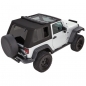 Preview: Trektop Pro  Black Twill 2 Tuerer Jeep JK 07-18