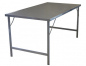 Preview: UPRACKS Campingtisch, Edelstahlplatte, 144 x 69 x 70 cm