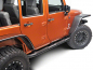 Preview: 3-Inch Round Side Step,Blk;18-19 Wrangler JL, 4Dr