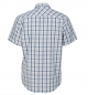 Preview: MAN COTTON CHECK SHIRT SHORT SLEEVES J5S Gr. L Aqua Blue