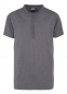 Preview: MAN GRANDAD NECK T-SHIRT SHORT SLEEVES J4W Gr.L Dark grey