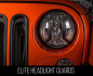 Preview: Rugged Ridge Elite Headlight Guards/ Schutzgitter für Hauptscheinwerfer Jeep Wrangler JK 07-18 schwarz