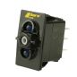 Preview: Wippenschalter 2x blaue LED ON-OFF ohne Cover