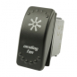 Preview: Wippenschalter Cooling Fans horntools Offroad Switch Wipp Schalter mit LED Beleuchtung horntools Rocker Switch Wipp Schalter