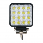 Preview: LIGHTPARTZ® LED Arbeitsscheinwerfer 48W 4" 4000lm Flood Light 60° 10-30V OFFROAD