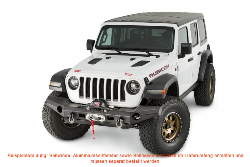 WARN "ELITE" SEILWINDENSTOßSTANGE JEEP WRANGLER JL, OHNE BueGEL