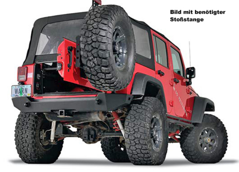 WARN HECKRESERVERADTRÄGER FÜR ELITE GWTEC-1-89525 WRANGLER JK *TN*