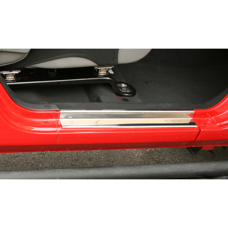 ENTRY GUARD PAIR EDELSTAHL JK WRANGLER 2-türig mit 3M-Band 07-10