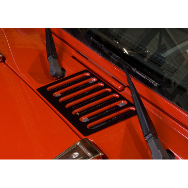 HOOD VENT Umschlag, schwarz, robust RIDGE, JK WRANGLER 10.07