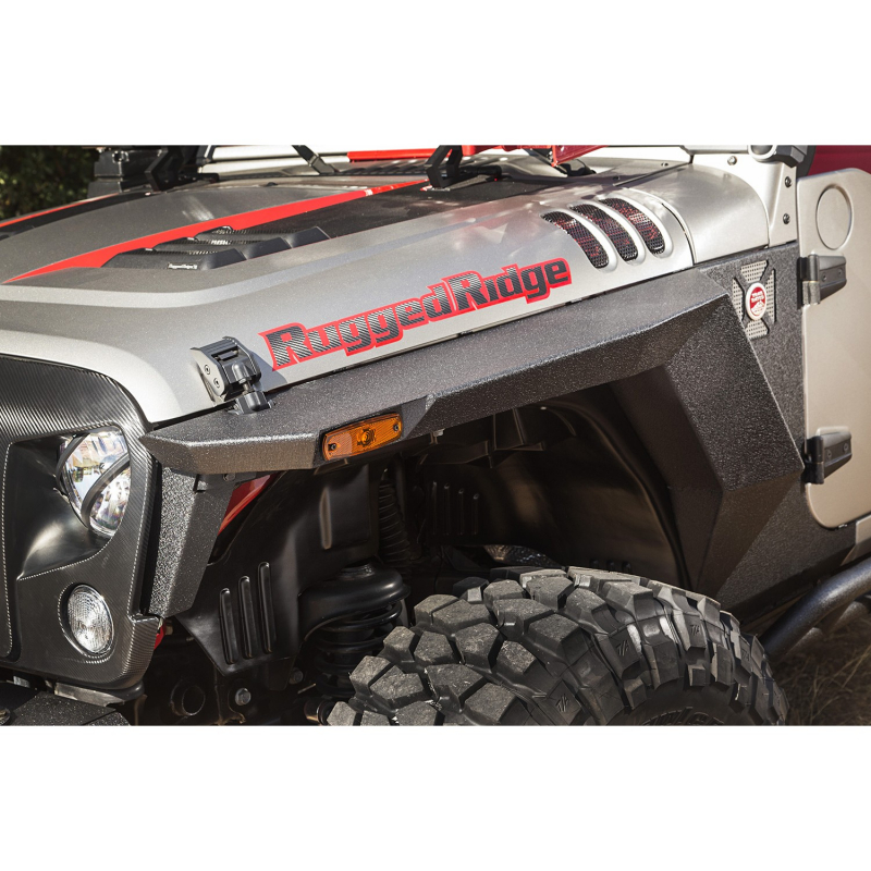 Rugged Ridge XHD Armor Fenders / Verbreiterungen vorne Jeep Wrangler JK/ JKU BJ 07-18