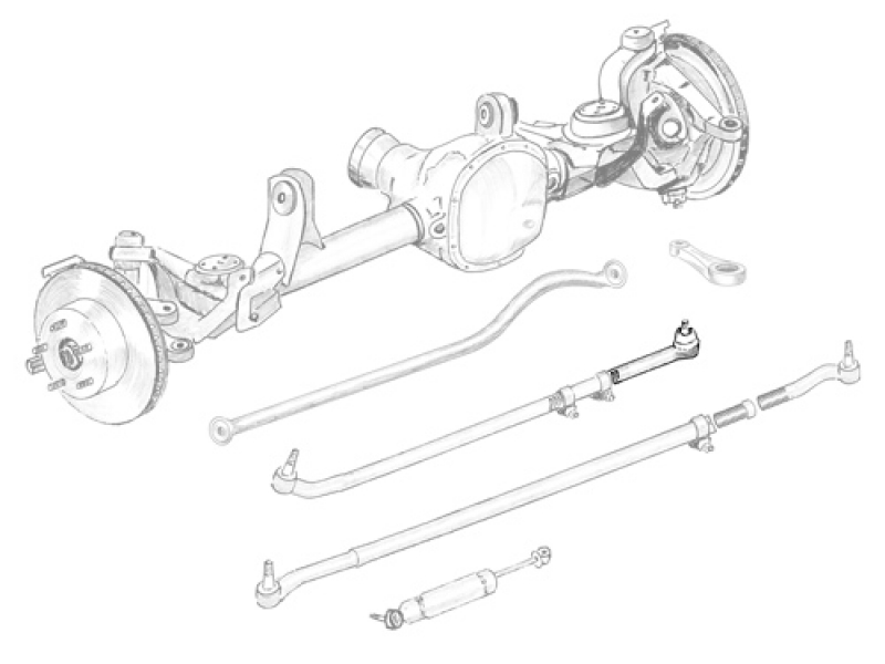 Schubstangenkopf  oben Wrangler JK: 07 - 18