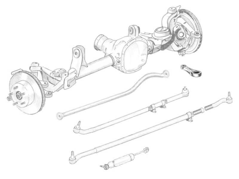 Lenkhebel  mit Servolenkung Wrangler JK: 07 - 18