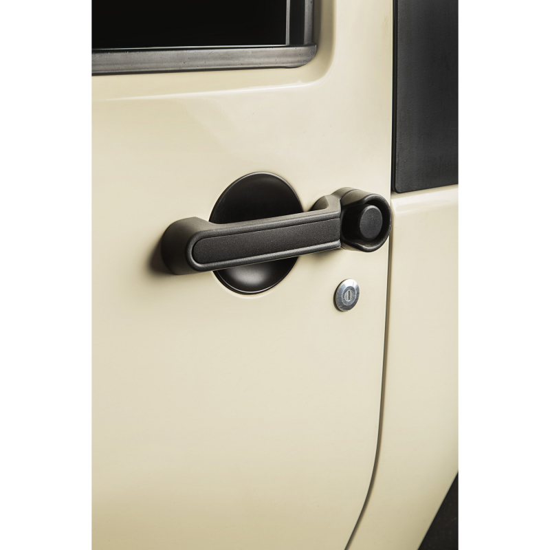 Rugged Ridge Door Handle Inserts/ Türgriff Inlay Jeep Wrangler JK, vier Türer BJ 07-18. Schwarz