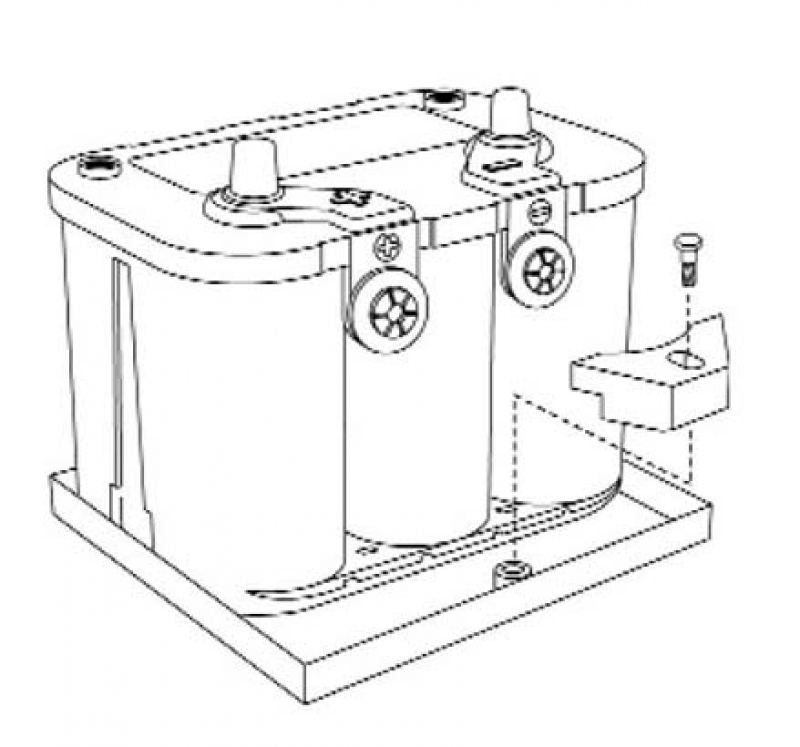 Halter für Bodenbefestigung Universal und GM, 4,2L