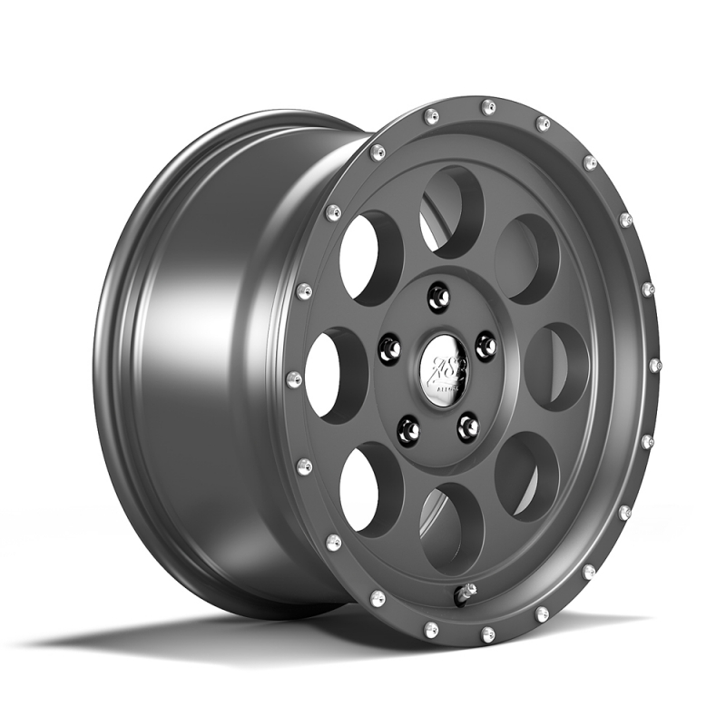 Atlanta Alloys Alufelge 1426 Gunmetal Grau 8,5x17 ET +32 Jeep Wrangler JL / JLU