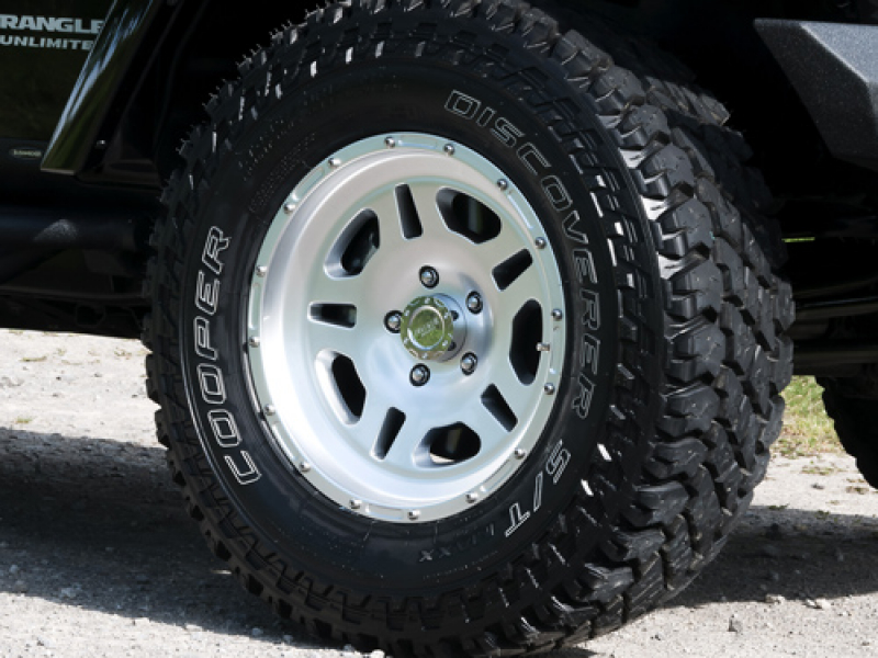 Alufelge Utah silber 8,5x17 ET +10 mit TÜV Gutachten - Wrangler JK 07 -