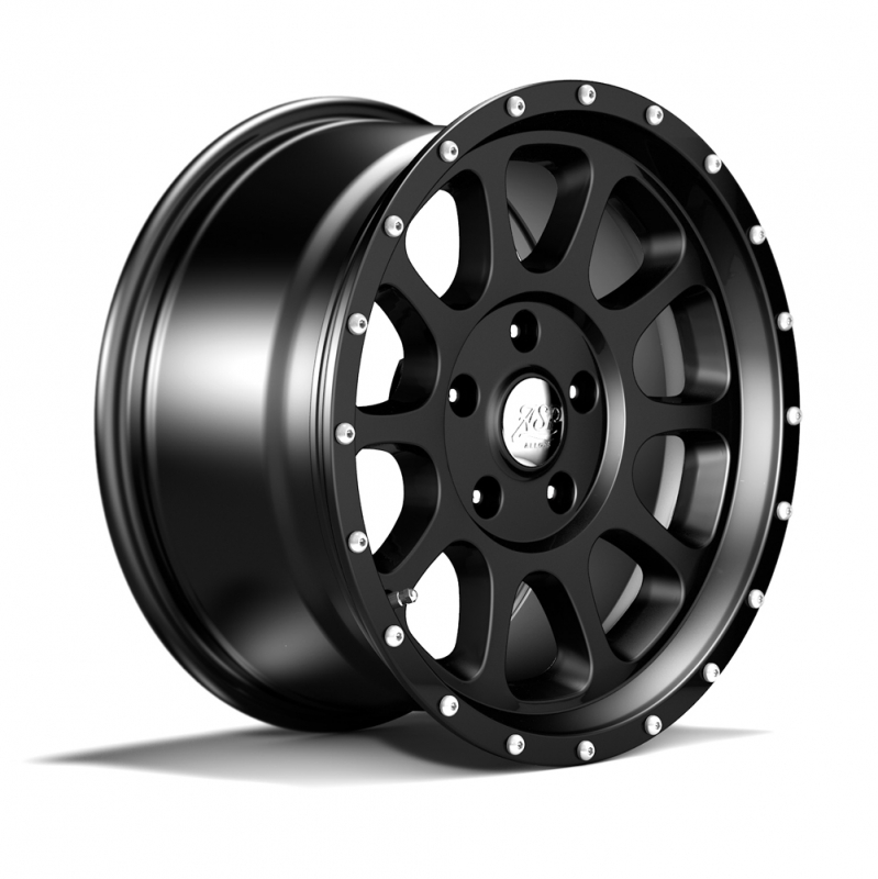 Montana Alloys Alufelge 1450 schwarz 8,5x17 ET +32 mit TÜV Jeep Wrangler JL / JLU