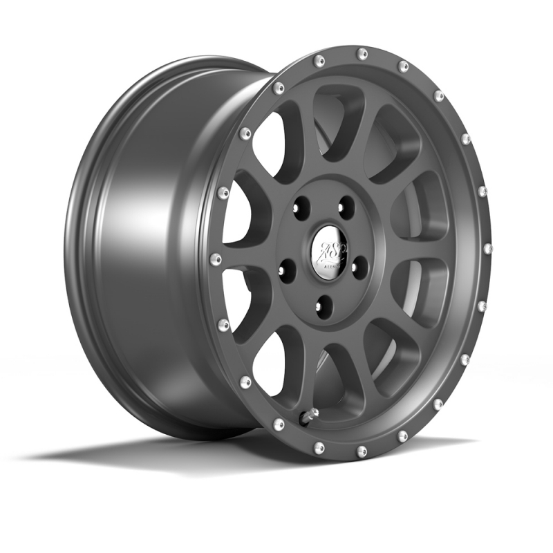 Montana Alloys Alufelge 1450 gunmetal 8,5x18 ET +32 mit TÜV Jeep Wrangler JL / JLU