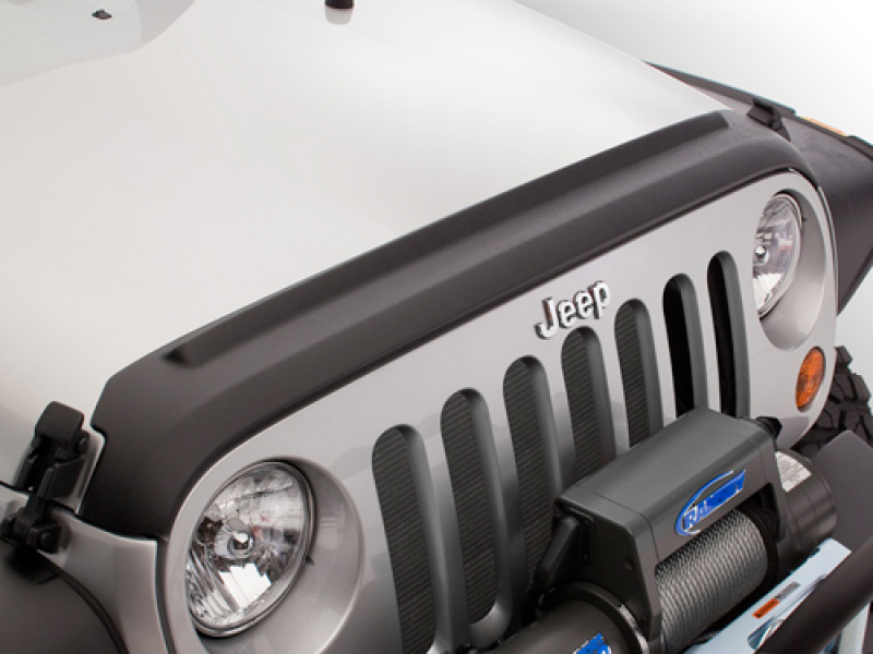 Wrap around-Bug Deflector Kunststoff mit Hecktür Protektor - Wrangler JK 07 - 18