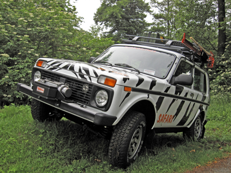 Windenanbausatz Lada Niva für WARN CE-M6000, 8000