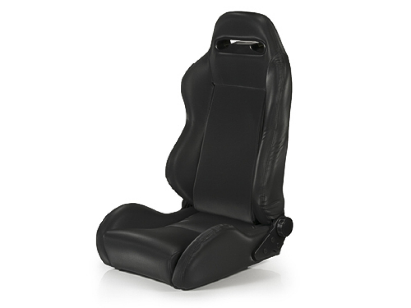 Racing seat black denim