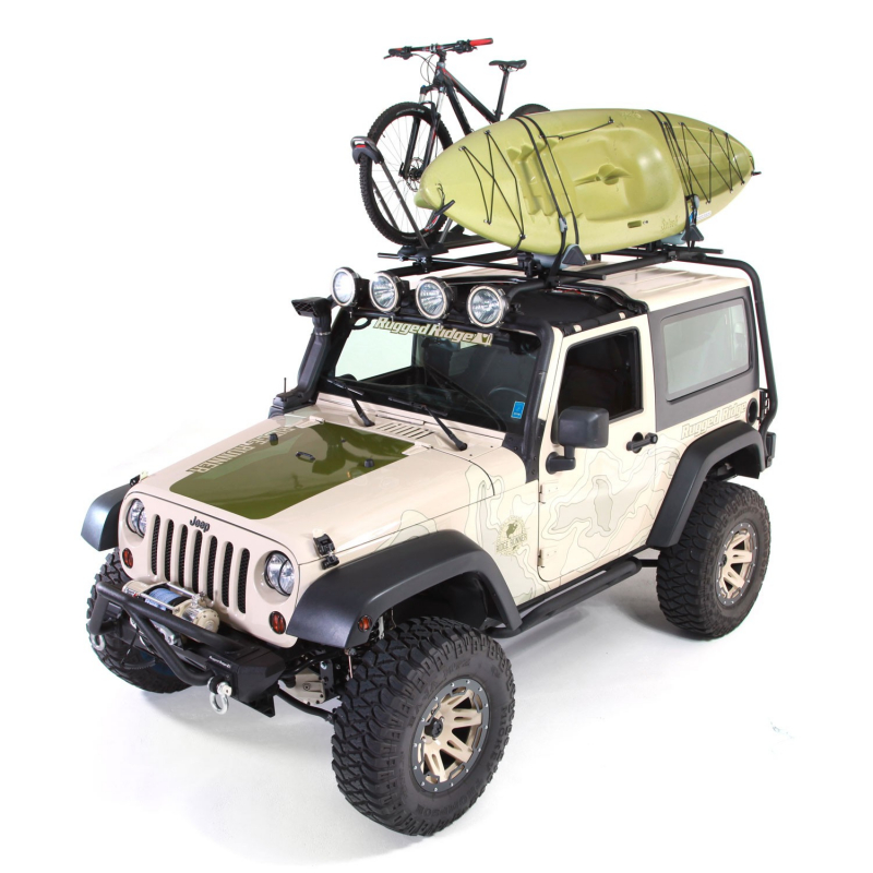 Rugged Ridge Sherpa roof rack / Dachgepäcktraeger Jeep Wrangler 07-18 2-tuerer