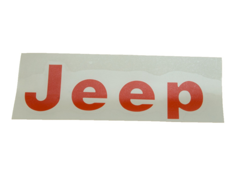 Dekorset  Jeep Seitlich dunkel orange CJ: 76 - 86 | YJ: 87 - 95