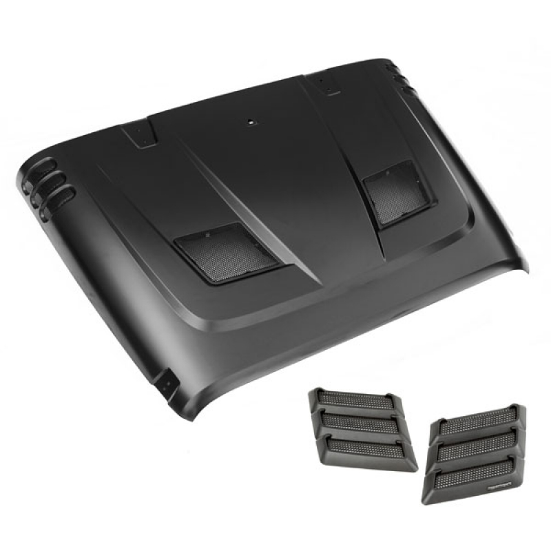 Rugged Ridge Belueftete Motorhaube Kit Jeep JK 07-18