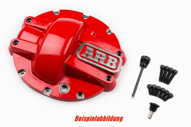 ARB DIFFERENTIALSCHUTZ JEEP WRANGLER JL SPORT, HINTEN, ROT