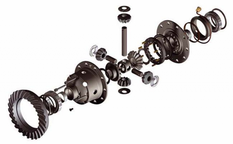 Differentialsperre für Dana 30 VA, 3,73:1 und kürzer