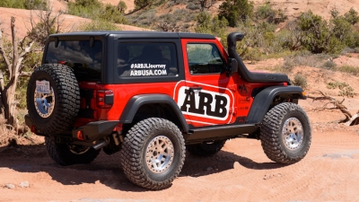 ARB-ROCK SLIDERS JEEP WRANGLER JL 2-TÜRER, SCHWARZ