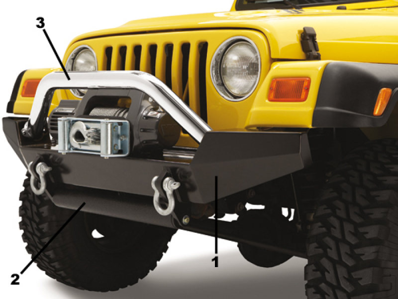 Bestop Winch Bumper  HighRock Wrangler JK 07-18