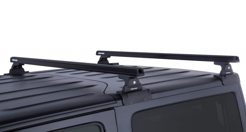 RHINO RACK HEAVY DUTY 1500MM (2),SCHWARZ BACKBONE, RLT600, WRANGLER JK, 2-TRG