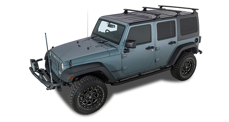 RHINO RACK VORTEX 1500MM (3),SCHWARZ BACKBONE, RLT600, WRANGLER JK, 4-TRG