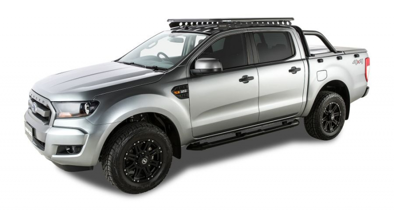 RHINO RACK BACKBONE PLATTFORM 1528X1236 FORD RANGER D/CAB, '12-> INKL. SCHIENEN