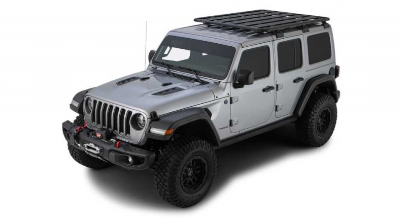 RHINO RACK PIONEER PLATTFORM 1828X1426MM BACKBONE+RCL, JEEP WRANGLER JL, 4-TRG.