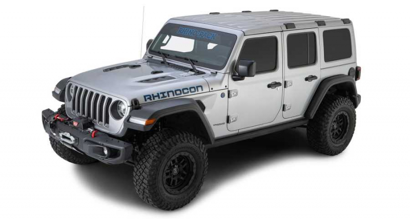 RHINO RACK VORTEX (3) 1500MM,SCHWARZ BACKBONE+RCL, JEEP WRANGLER JL, 4-TRG.