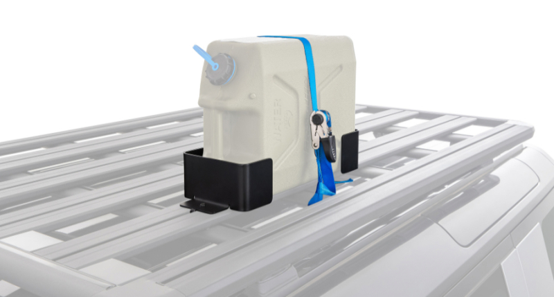 Preview: RHINO RACK SINGLE KANISTERHALTER, MIT ZURRGURT UND ZWIFLOC