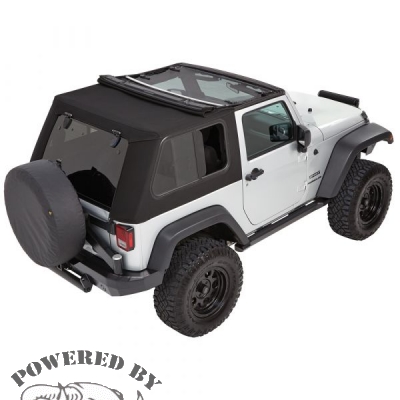 Trektop Pro  Black Twill 4 Tuerer Jeep JK 07-18