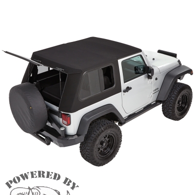 Trektop Pro  Black Twill 4 Tuerer Jeep JK 07-18