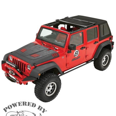 Trektop Pro  Black Twill 4 Tuerer Jeep JK 07-18