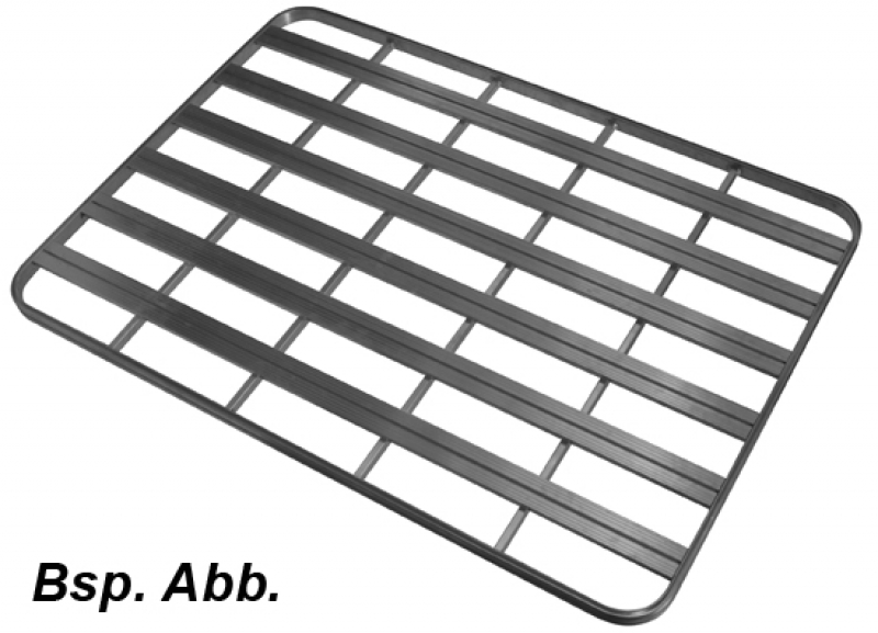 UPRACKS DACHTRÄGER ALU SCHWARZ 1432 X 1097MM, OHNE FUßSATZ